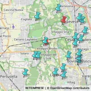 Mappa Via delle Professioni, 20033 Solaro MI, Italia (2.8685)