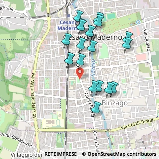 Mappa Corso Roma, 20031 Cesano Maderno MB, Italia (0.4835)