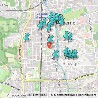Mappa Corso Roma, 20031 Cesano Maderno MB, Italia (0.466)