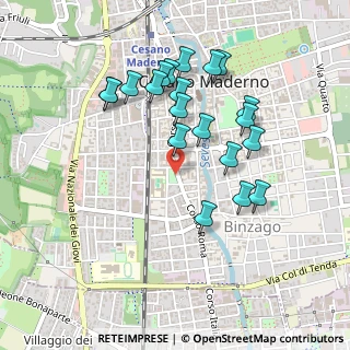 Mappa Corso Roma, 20031 Cesano Maderno MB, Italia (0.4495)