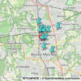 Mappa Corso Roma, 20031 Cesano Maderno MB, Italia (0.93667)