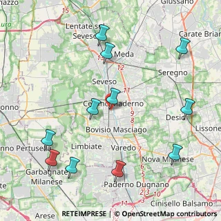 Mappa Corso Roma, 20031 Cesano Maderno MB, Italia (4.88545)
