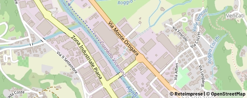 Mappa Cornedo Vicentino