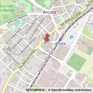 Mappa Via A. Casati, 93, 20862 Arcore, Monza e Brianza (Lombardia)