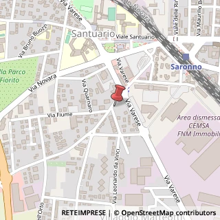 Mappa Via Padre Giuliani, 10, 21047 Saronno, Varese (Lombardia)