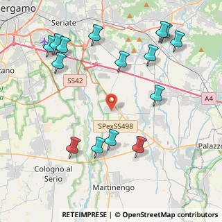 Mappa 24050 Cavernago BG, Italia (4.97733)