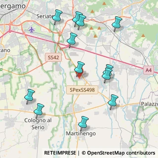 Mappa 24050 Cavernago BG, Italia (4.67417)