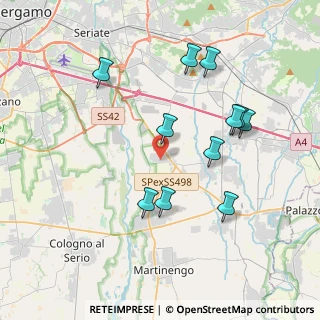 Mappa 24050 Cavernago BG, Italia (3.79273)