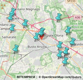 Mappa Via delle Genziane, 21052 Busto Arsizio VA, Italia (4.5025)