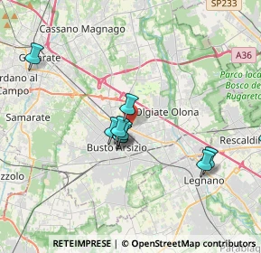 Mappa Via delle Genziane, 21052 Busto Arsizio VA, Italia (3.89455)