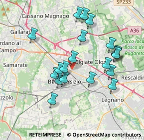 Mappa Via delle Genziane, 21052 Busto Arsizio VA, Italia (3.5605)