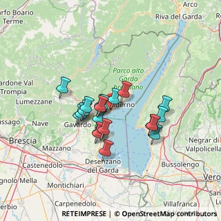 Mappa Via Zanardelli, 25083 Gardone Riviera BS, Italia (10.342)