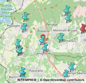 Mappa Via Ugo La Malfa, 25058 Provaglio d'Iseo BS, Italia (3.055)