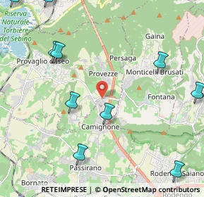 Mappa 25058 Provaglio d'Iseo BS, Italia (3.00091)