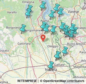 Mappa Via Cascina Botticella, 28019 Suno NO, Italia (17.1065)