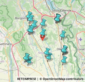 Mappa Via Cascina Botticella, 28019 Suno NO, Italia (7.674)