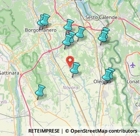 Mappa Via Cascina Botticella, 28019 Suno NO, Italia (7.50333)