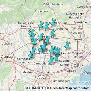 Mappa Via Favaretti, 31023 Resana TV, Italia (10.384)