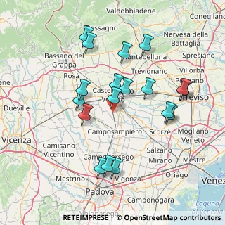 Mappa Via Favaretti, 31023 Resana TV, Italia (14.68167)