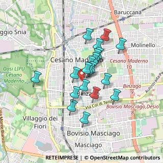 Mappa Via Conciliazione, 20821 Cesano Maderno MB, Italia (0.669)