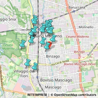 Mappa Via Conciliazione, 20821 Cesano Maderno MB, Italia (0.8305)