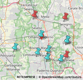 Mappa Via Conciliazione, 20821 Cesano Maderno MB, Italia (4.23091)