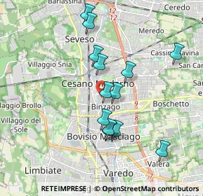 Mappa Via Conciliazione, 20821 Cesano Maderno MB, Italia (1.67)