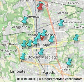 Mappa Via Conciliazione, 20821 Cesano Maderno MB, Italia (1.85571)