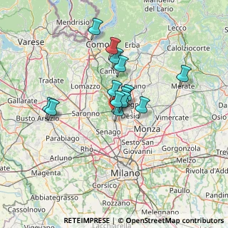 Mappa Via Conciliazione, 20821 Cesano Maderno MB, Italia (10.37571)
