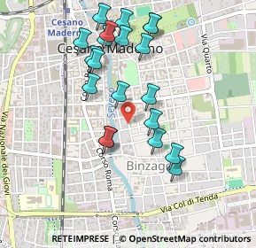 Mappa 20821 Cesano Maderno MB, Italia (0.4595)