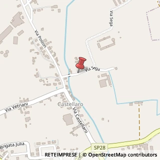 Mappa Via Sega, 5, 35010 San Pietro in GU PD, Italia, 35010 San Pietro in Gu, Padova (Veneto)