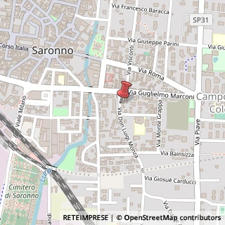 Mappa Via Don Luigi Monza, 6, 21047 Saronno, Varese (Lombardia)