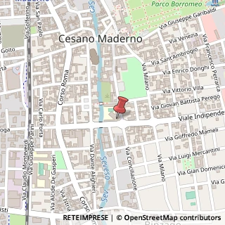 Mappa Via D. D'Aosta, 1, 20811 Cesano Maderno, Monza e Brianza (Lombardia)