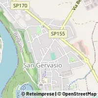 지도 Capriate San Gervasio