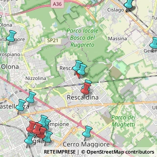 Mappa Via Alessandro Volta, 20027 Rescaldina MI, Italia (3.3435)