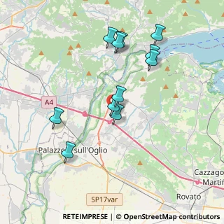 Mappa Viale Lombardia, 25031 Capriolo BS, Italia (3.64545)