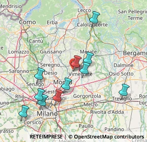 Mappa Via Cesare Battisti, 20862 Arcore MB, Italia (15.53455)