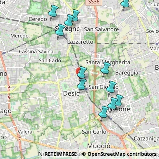 Mappa Via Lavoratori autobianchi, 20033 Desio MB, Italia (2.29083)