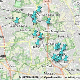 Mappa Via Lavoratori autobianchi, 20033 Desio MB, Italia (2.21882)