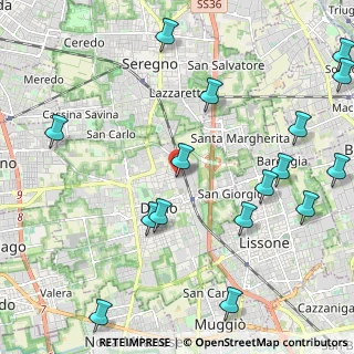 Mappa Via Lavoratori autobianchi, 20033 Desio MB, Italia (2.78188)