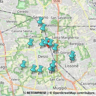 Mappa Via Lavoratori autobianchi, 20033 Desio MB, Italia (1.76733)