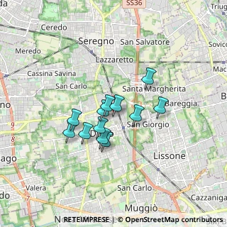 Mappa Via Lavoratori autobianchi, 20033 Desio MB, Italia (1.24)