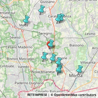 Mappa Via Lavoratori autobianchi, 20033 Desio MB, Italia (4.20364)