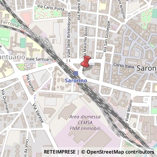 Mappa Piazza L. Cadorna, 18, 21047 Saronno, Varese (Lombardia)