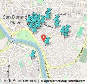 Mappa Via Luigi Pirandello, 30027 San Donà di Piave VE, Italia (0.4225)