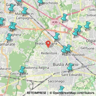 Mappa Via Giuseppe di Vittorio, 21052 Busto Arsizio VA, Italia (3.392)