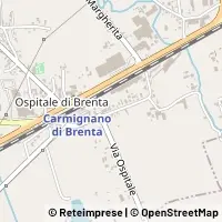 Karte Carmignano di Brenta