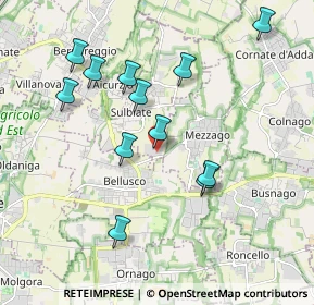 Mappa Via Eugenio Curiel, 20884 Sulbiate MB, Italia (1.87833)