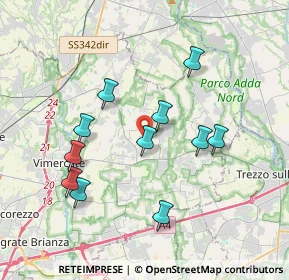 Mappa Via Eugenio Curiel, 20884 Sulbiate MB, Italia (3.50364)