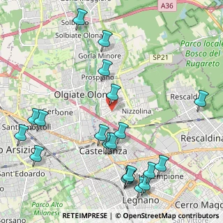 Mappa Via Giosue Carducci, 21050 Marnate VA, Italia (2.61)
